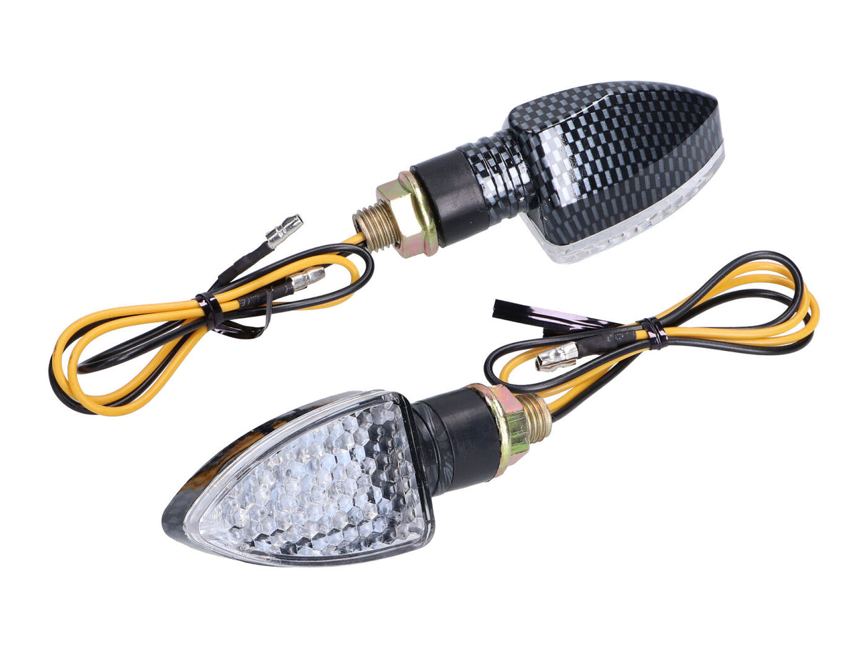 Blinkers M10 LED Karbon