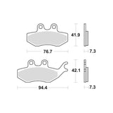 Sbs Bromsklossats Ceramic