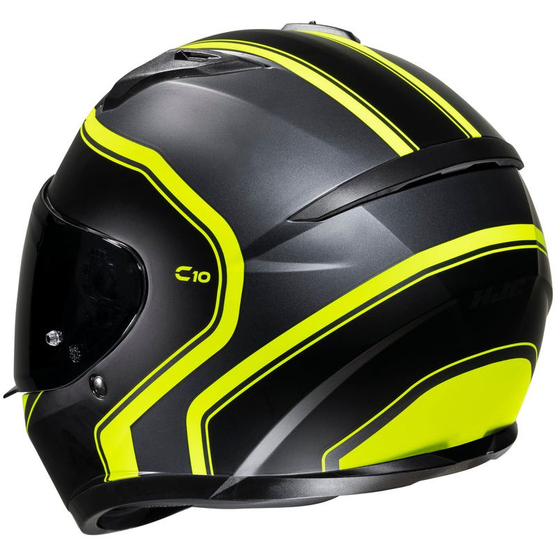 HJC Helmet C10 Black/Flou yellow